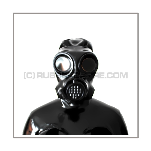Deluxe gasmask-zipper-hood HR-OM with panoramic-view - model OM90-CM7M